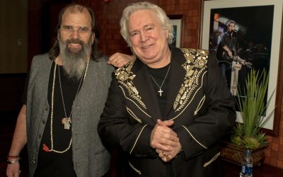 T. Graham Visits with Steve Earle At Grand Ole Opry