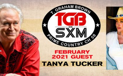 T. Graham Brown Welcomes Tanya Tucker As His Guest On February’s Live Wire On SiriusXM’s Prime Country Channel 58 Starting Wednesday, February 3 at 10/9c