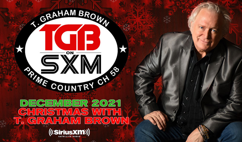 T. Graham Brown’s Live Wire: The Songs of Christmas on SiriusXM Country Christmas Channel 58, Continues Wednesday, December 8 at 10/9c